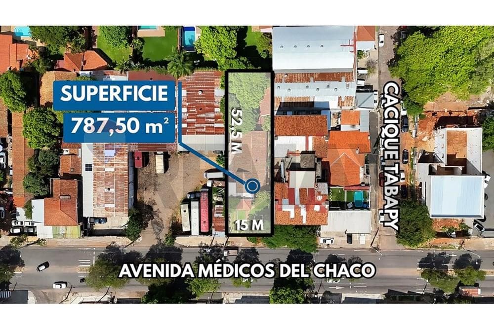 VENDO TERRENO SOBRE AVDA MEDICOS DEL CHACO