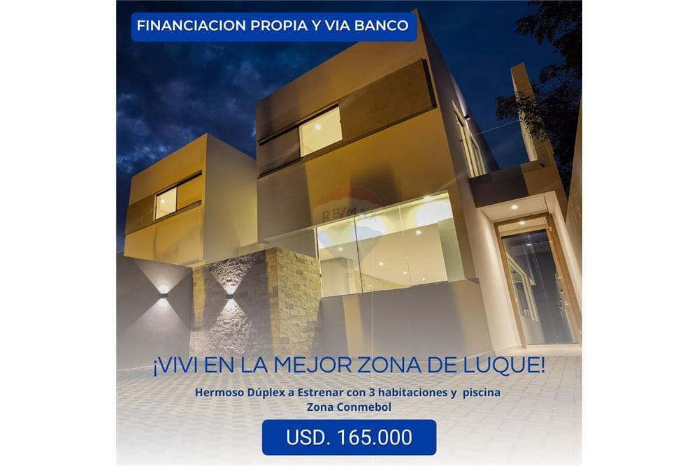 DUPLEX CON PILETA A ESTRENAR EN ZONA CONMEBOL – 2
