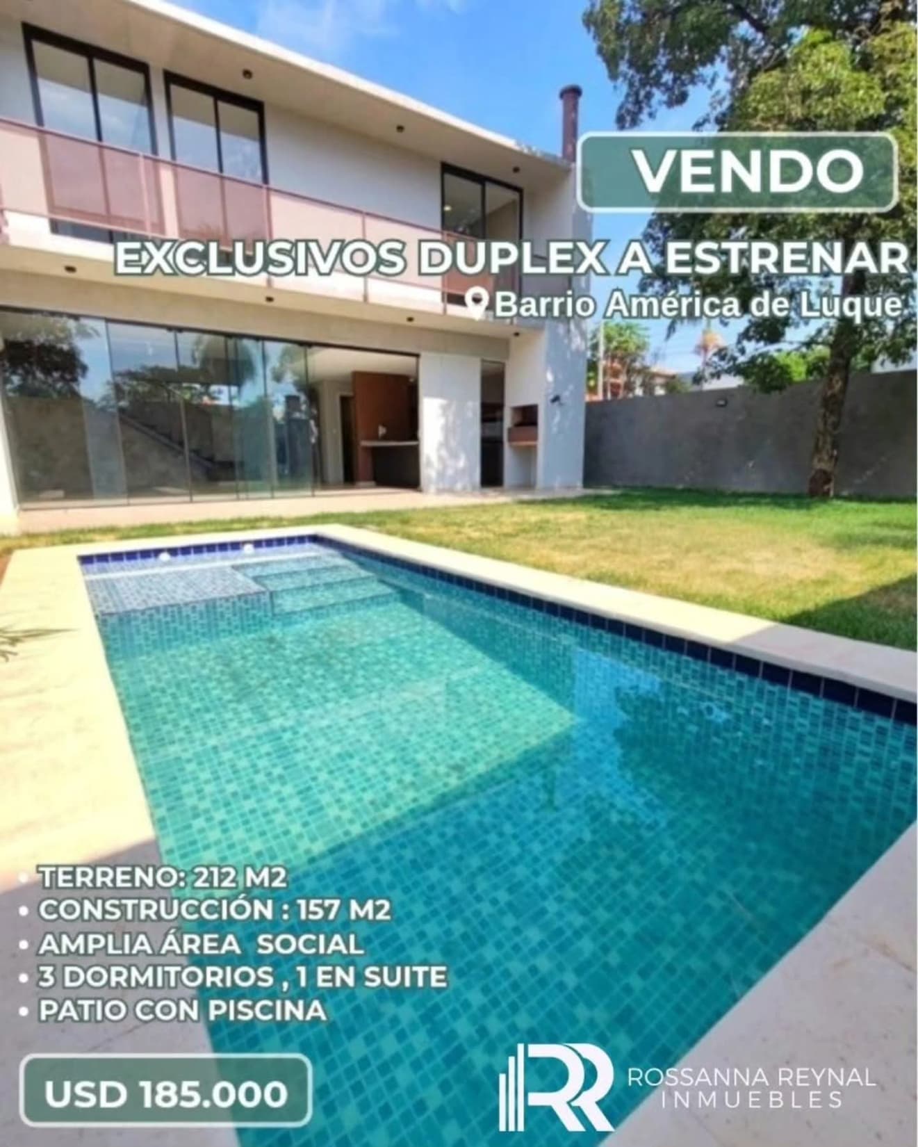 VENDO EXCLUSIVOS DÚPLEX A ESTRENAR EN EL BARRIO AMÉRICA DE LUQUE