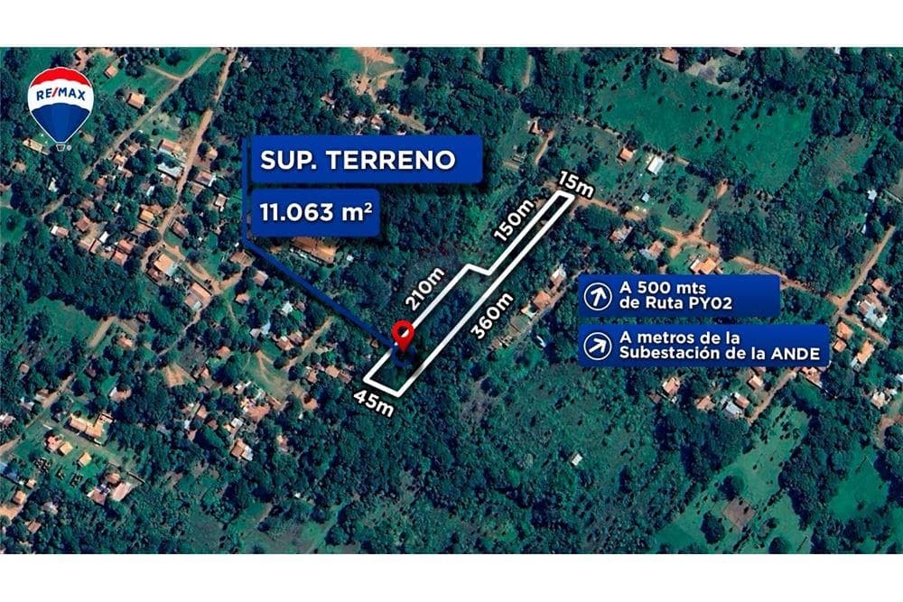 IMPORTANTE TERRENO DE 1 HÉCTAREA EN LA CIUDAD DE ITAUGUÁ, ZONA GUAZÚ VIRÁ