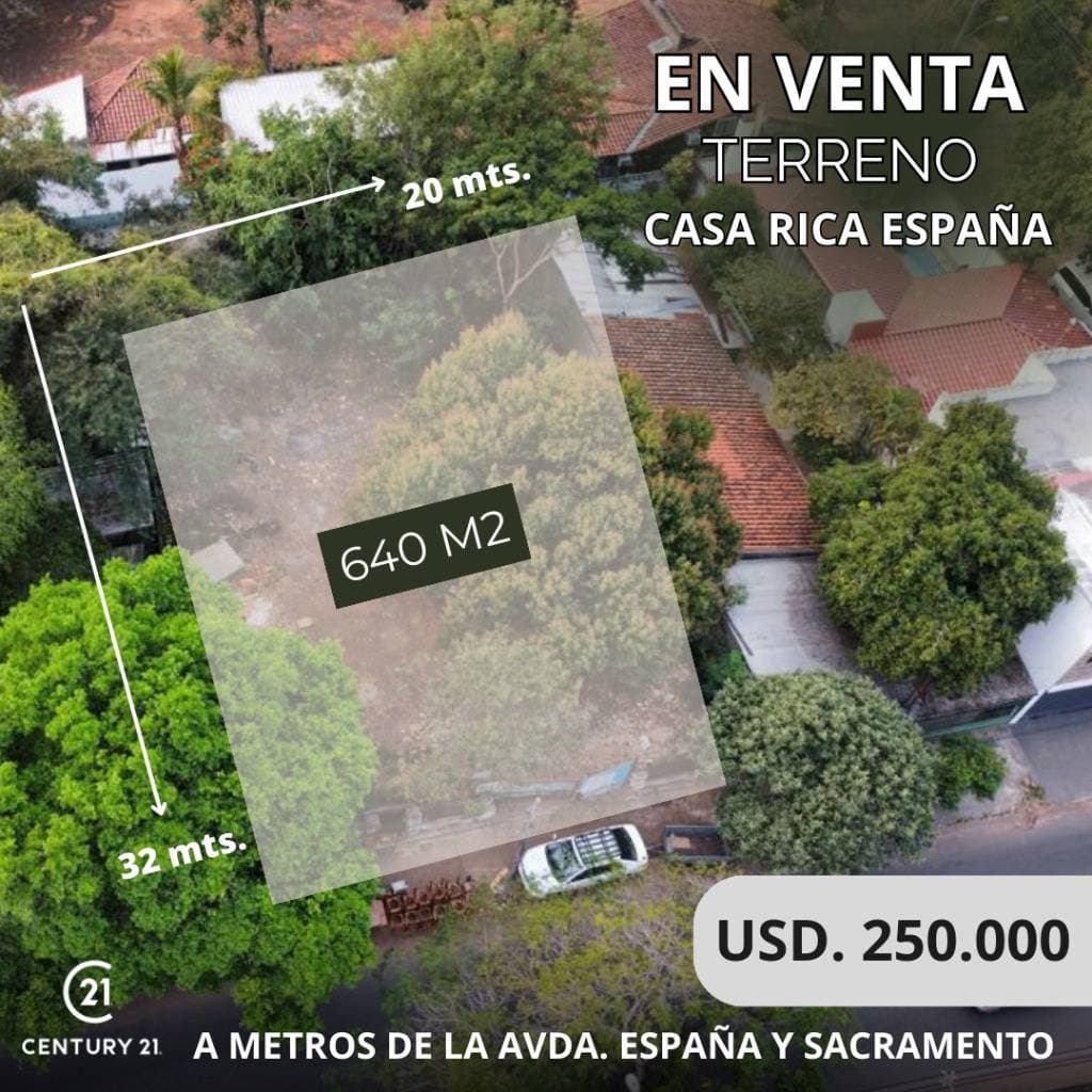 VENDO TERRENO ZONA CASA RICA ESPAÑA