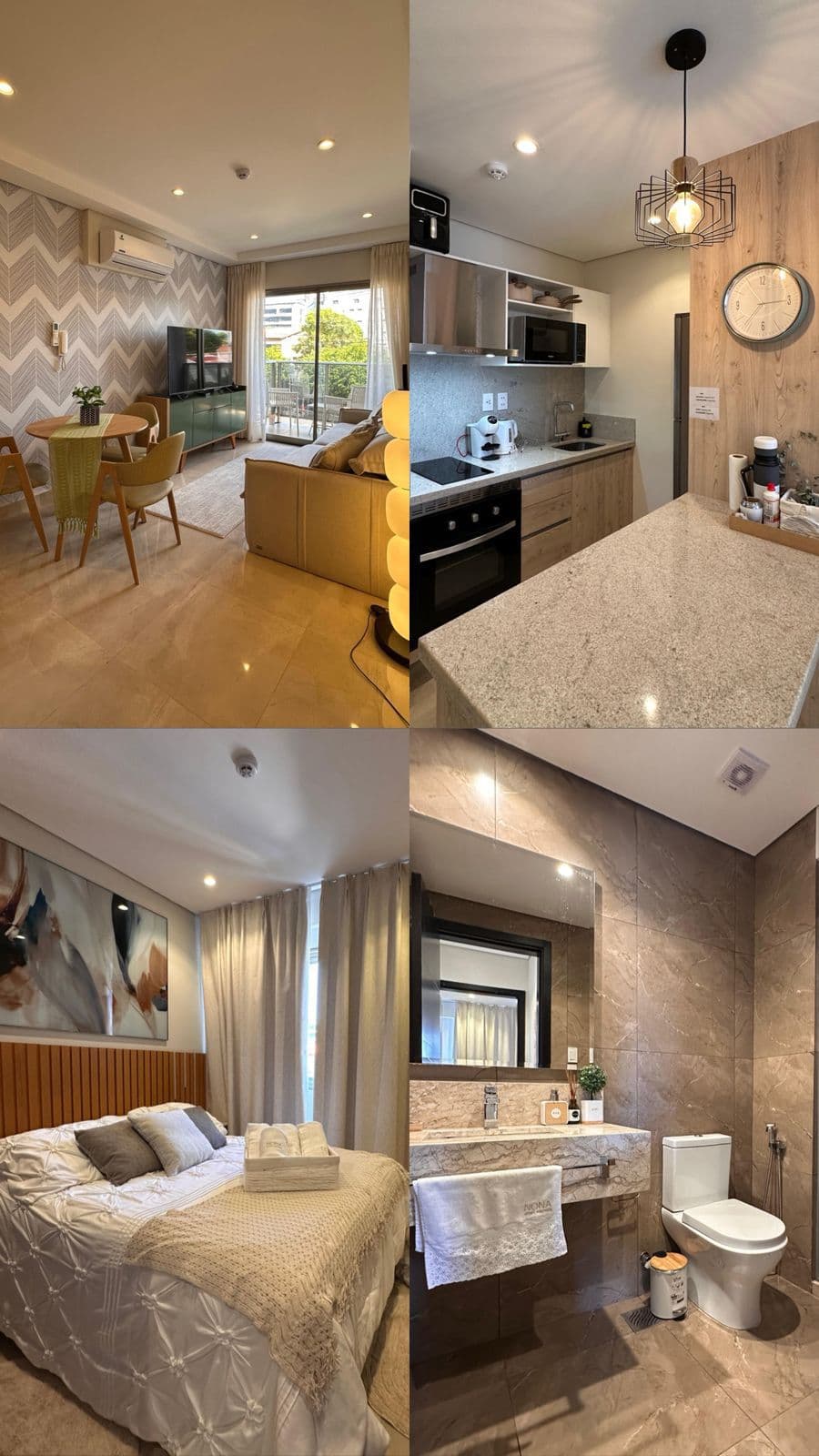 Departamento de un dormitorio full amoblado en alquiler en Luque