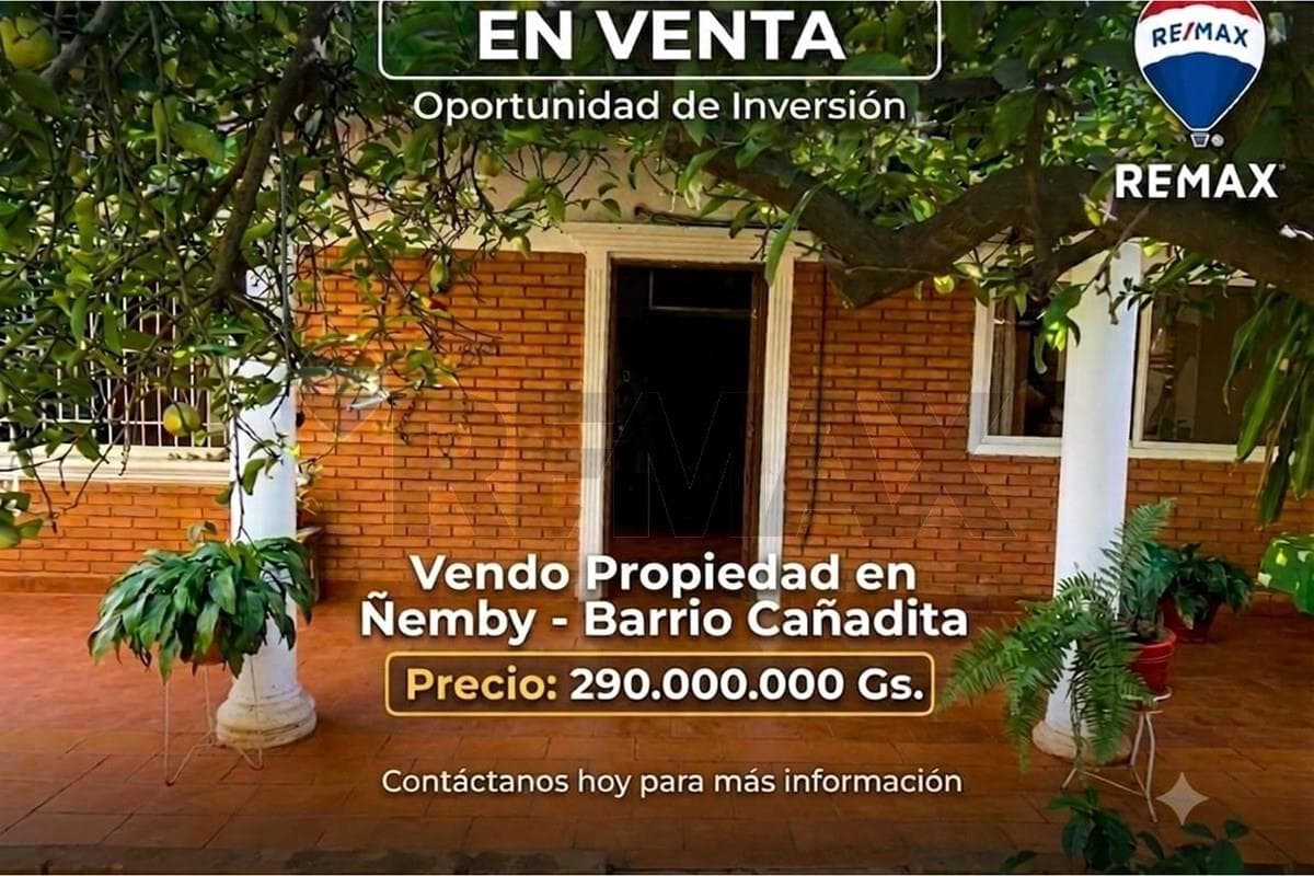 VENDO LINDA CASITA CON TERRENO AMPLIO EN ÑEMBY