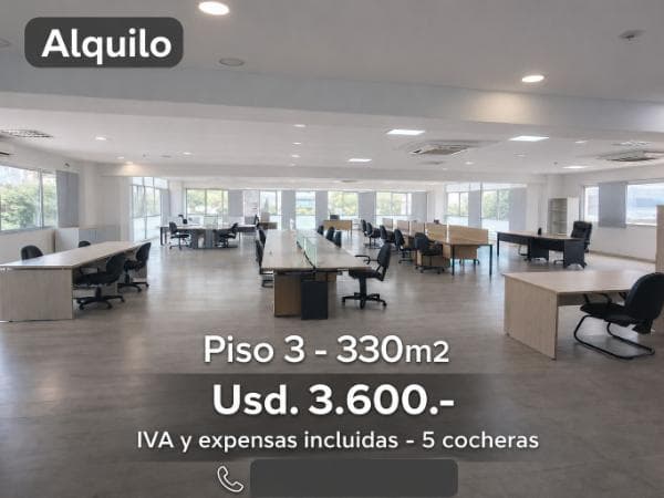 ALQUILO OFICINA CORPORATIVA EN BARRIO MANORA