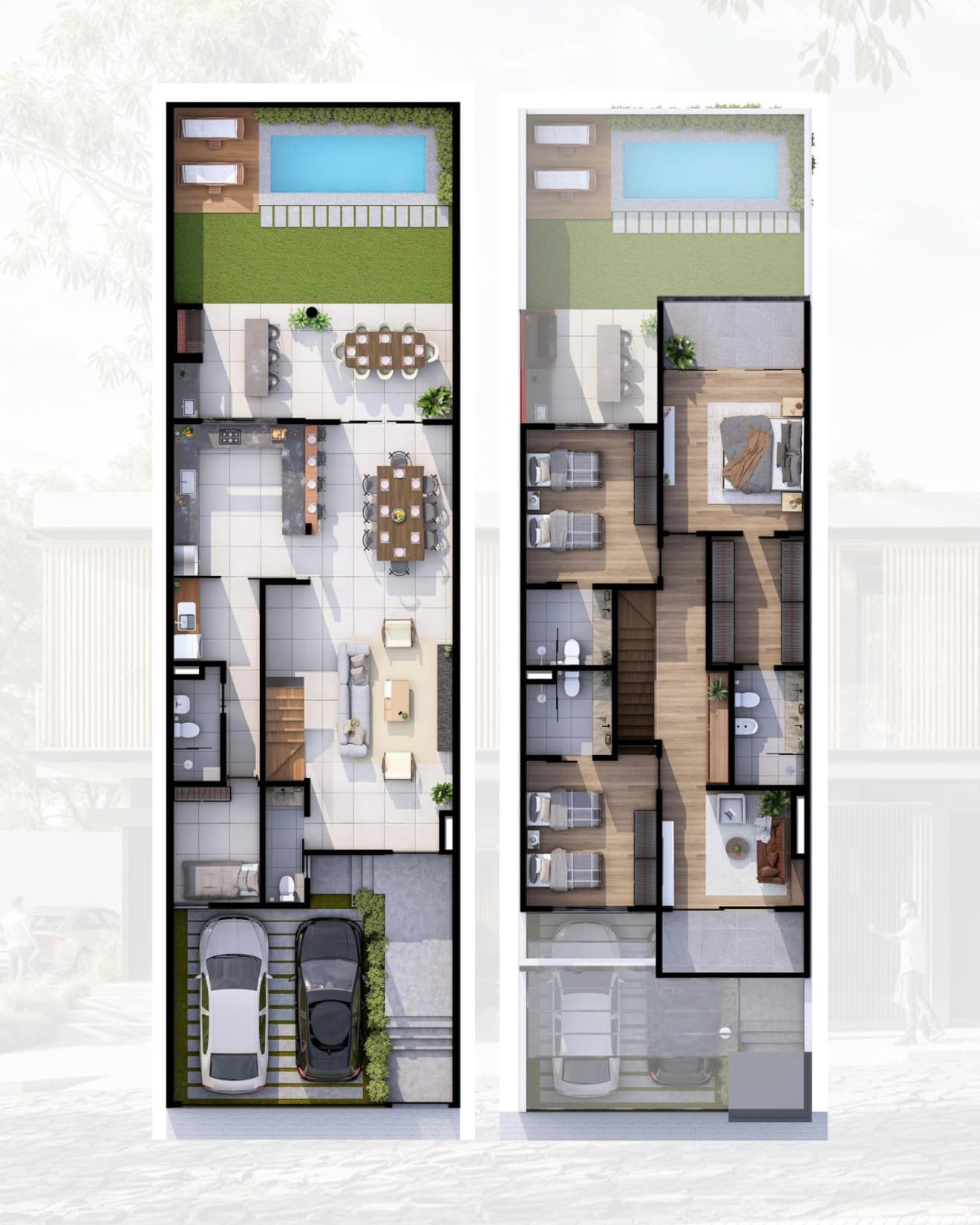Duplex En Ycua Sati En Pozo - 7.5 Metros De Frente – 3