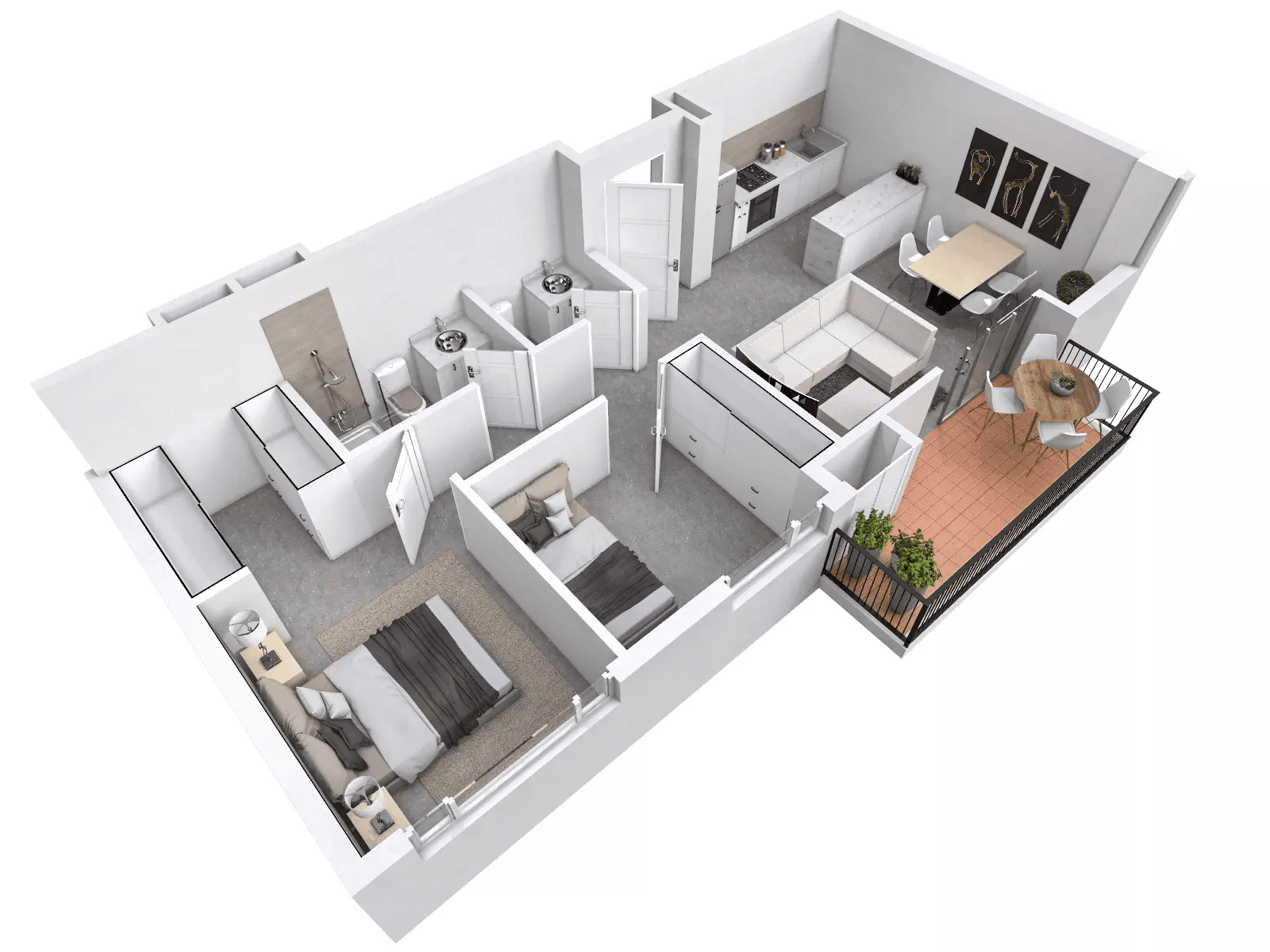 Oga Ciudad Jardin 2 Dorm. B3 – 2