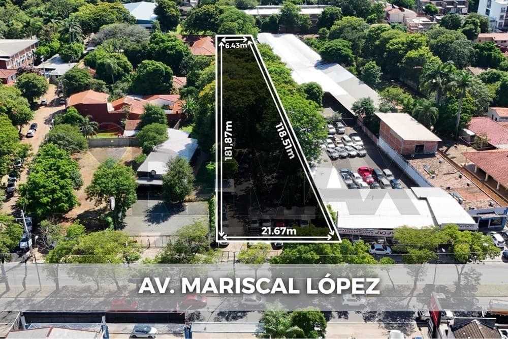 Vendo Terreno De 2.692 M² Sobre Mcal. López