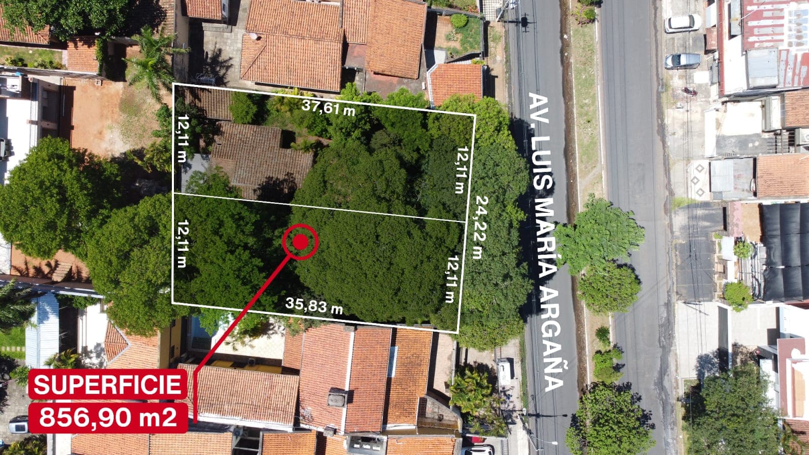 Vendo Terreno En Lambaré - 856,9 m2