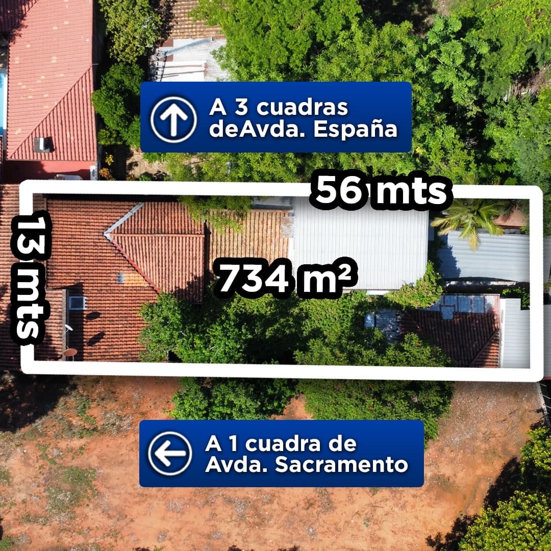 Oferta Terreno 734m2 Sacramento y España