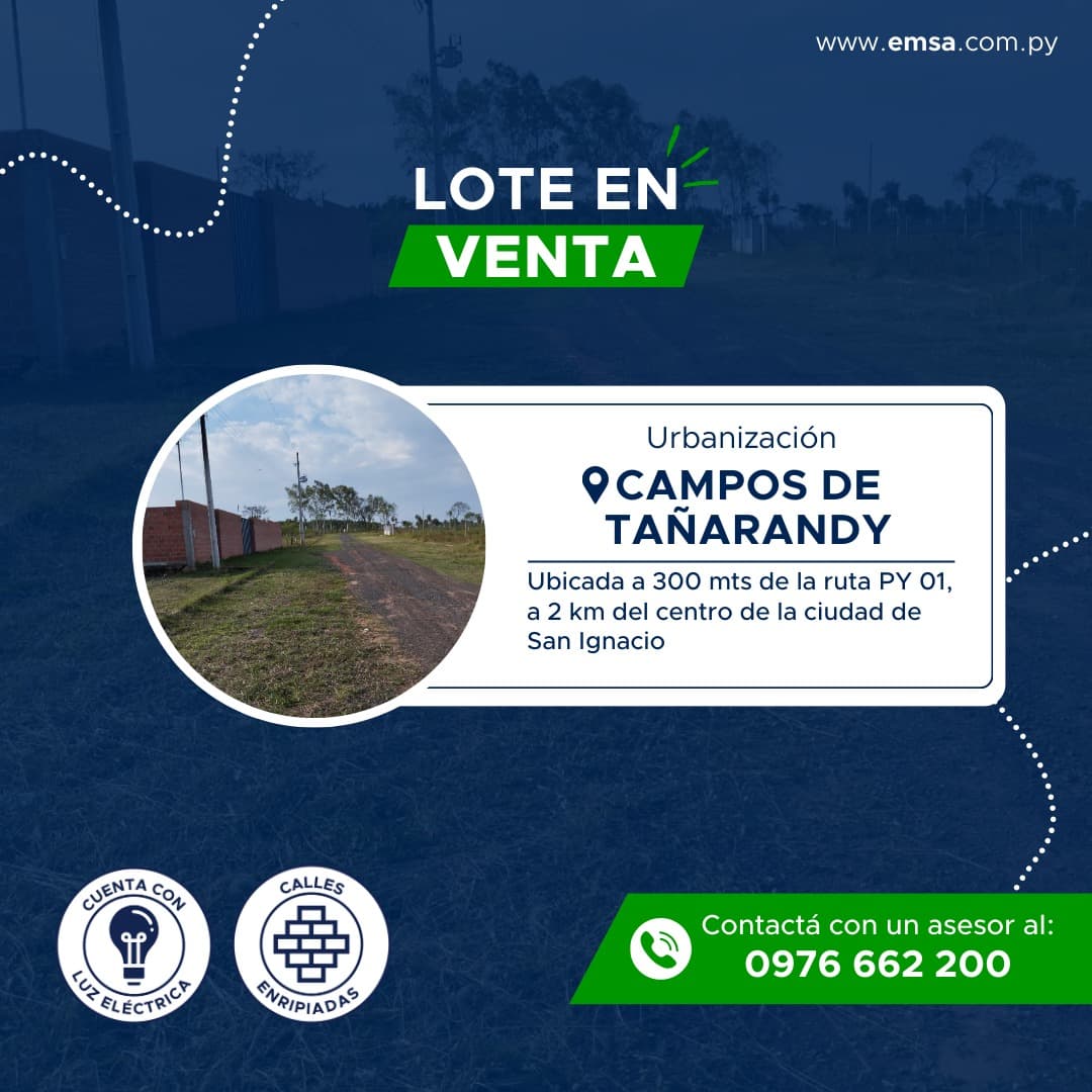 Terreno de 386 m2 en hermoso barrio, a 2 minutos del centro de San Ignacio – 2