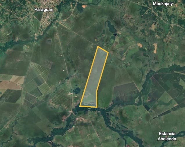 Vendo Campo de 386 Hectáreas en Paraguarí - CLCS6226989