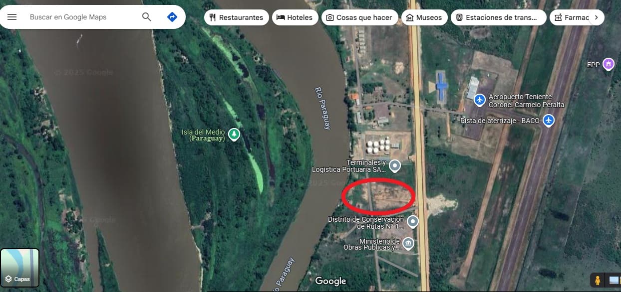 Terreno De 4 Hectáreas Sobre El Rio Paraguay - Concepción