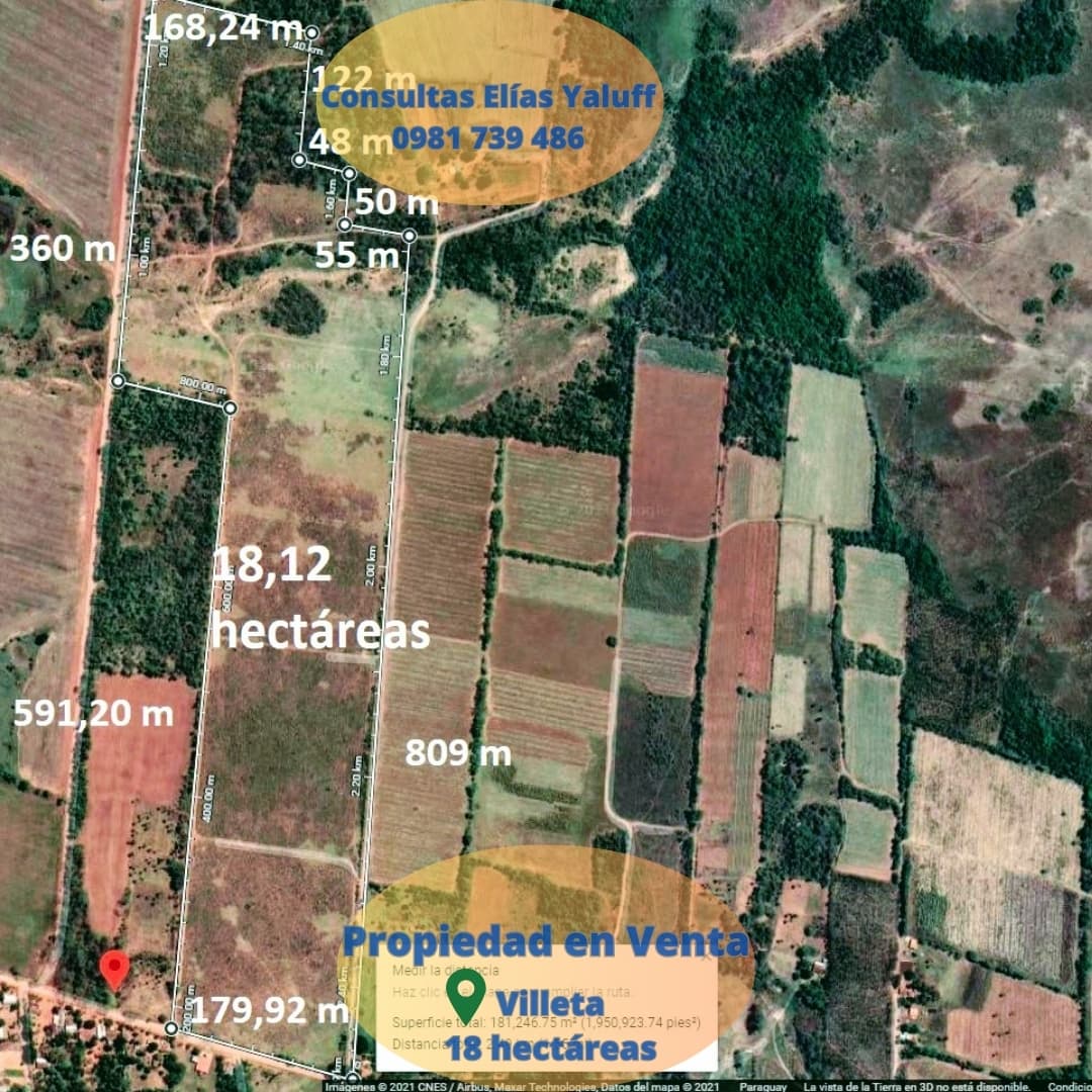Terreno 18 Has En Villeta Tacuaty – 3