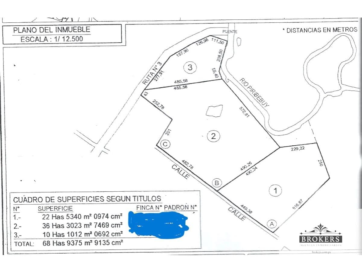 Terreno En Venta De 69 Has. Ubicado En Emboscada – 2