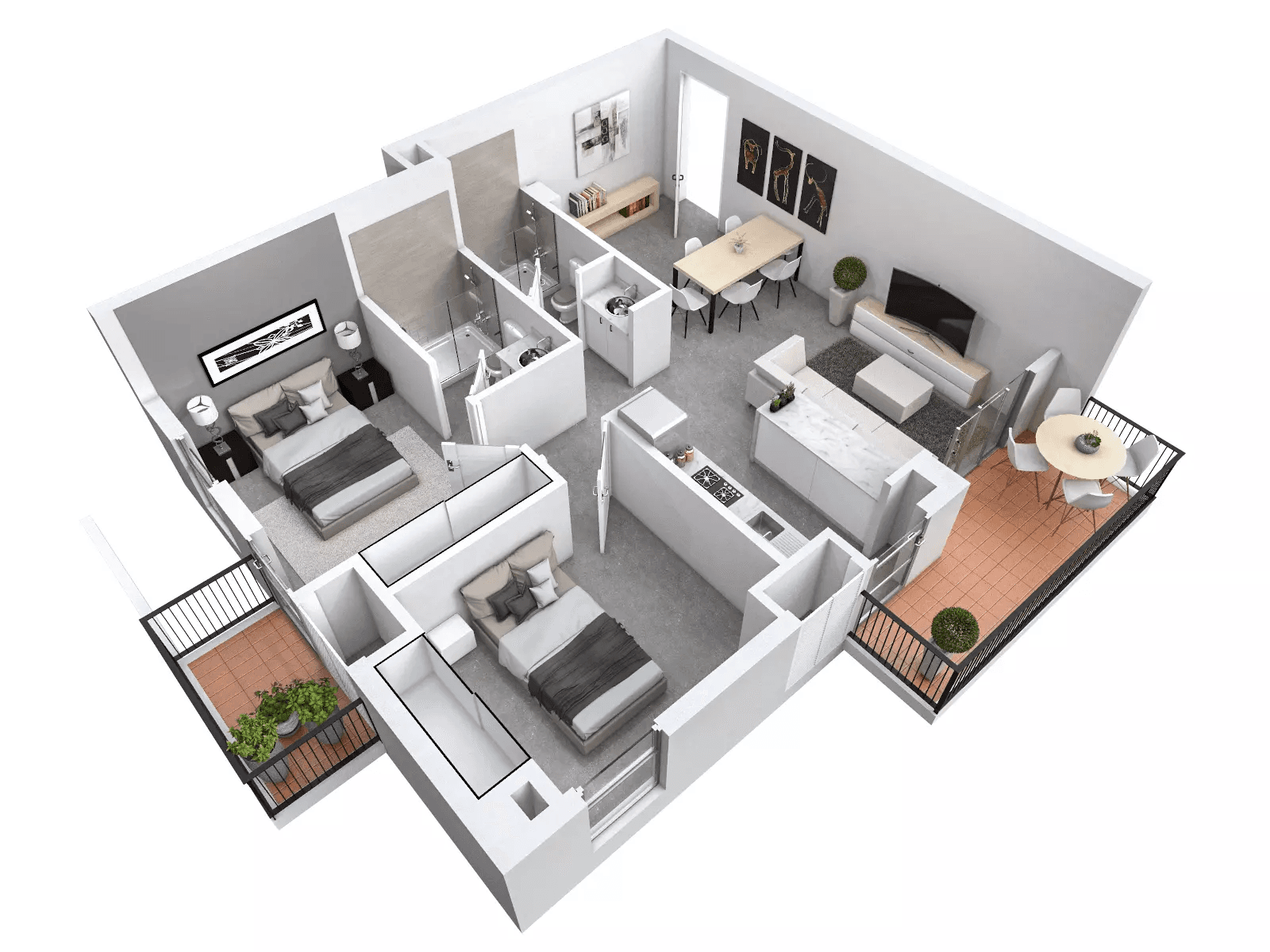 Oga Ciudad Jardin 2 Dorm. B2 – 2