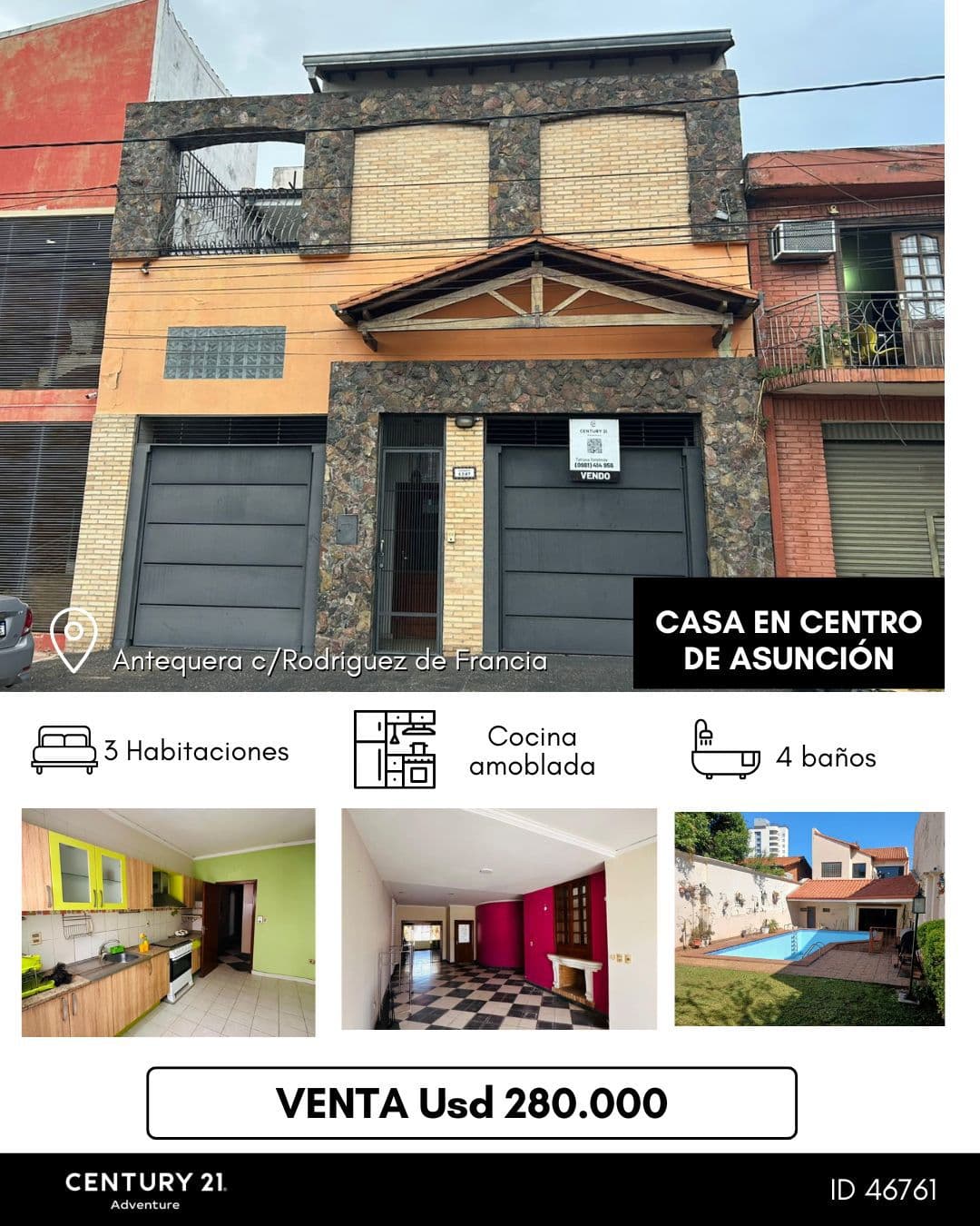 EN VENTA CASA ZONA HERRERA ASUNCION – 2
