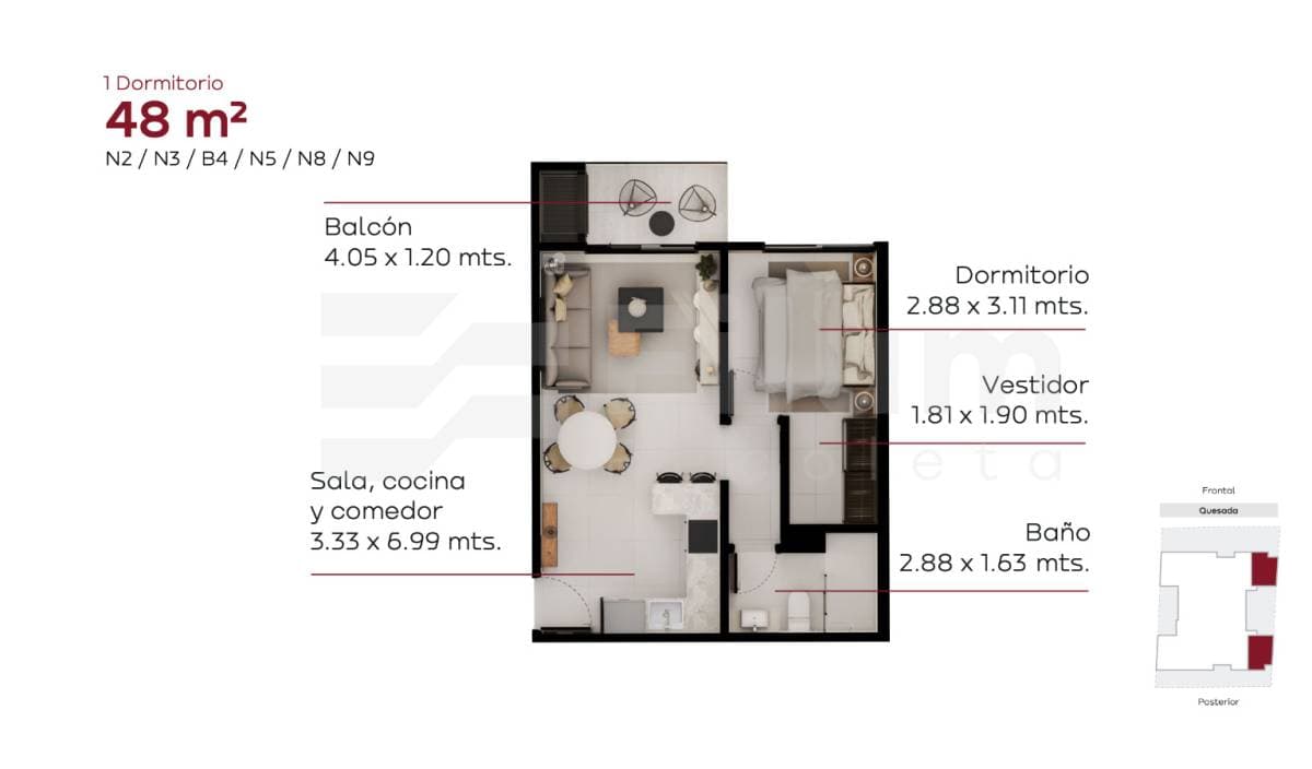 EN VENTA DEPARTAMENTOS EN POZO - FILUM RECOLETA – 3
