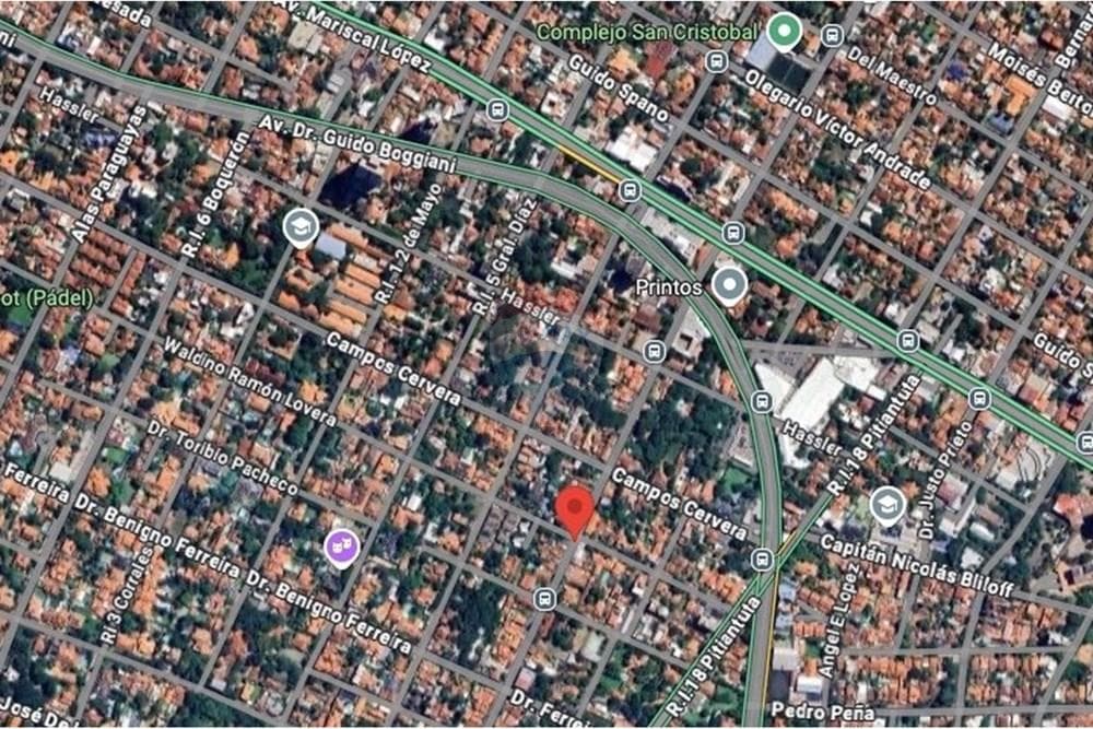 Terreno en esquina 451m2 - Mariscal Estigarribia, Asunción, Paraguay