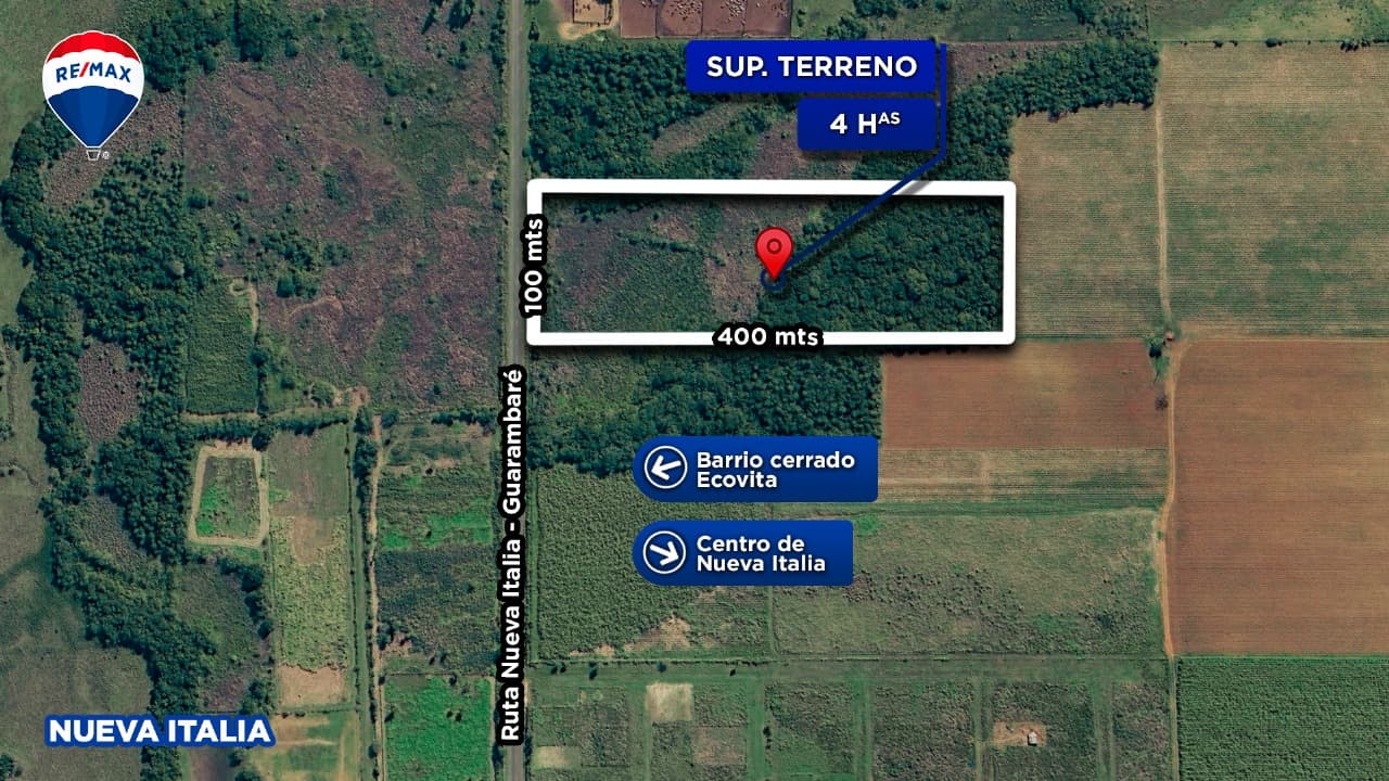 4 HAS SOBRE RUTA NUEVA ITALIA-GUARAMBARE – 3