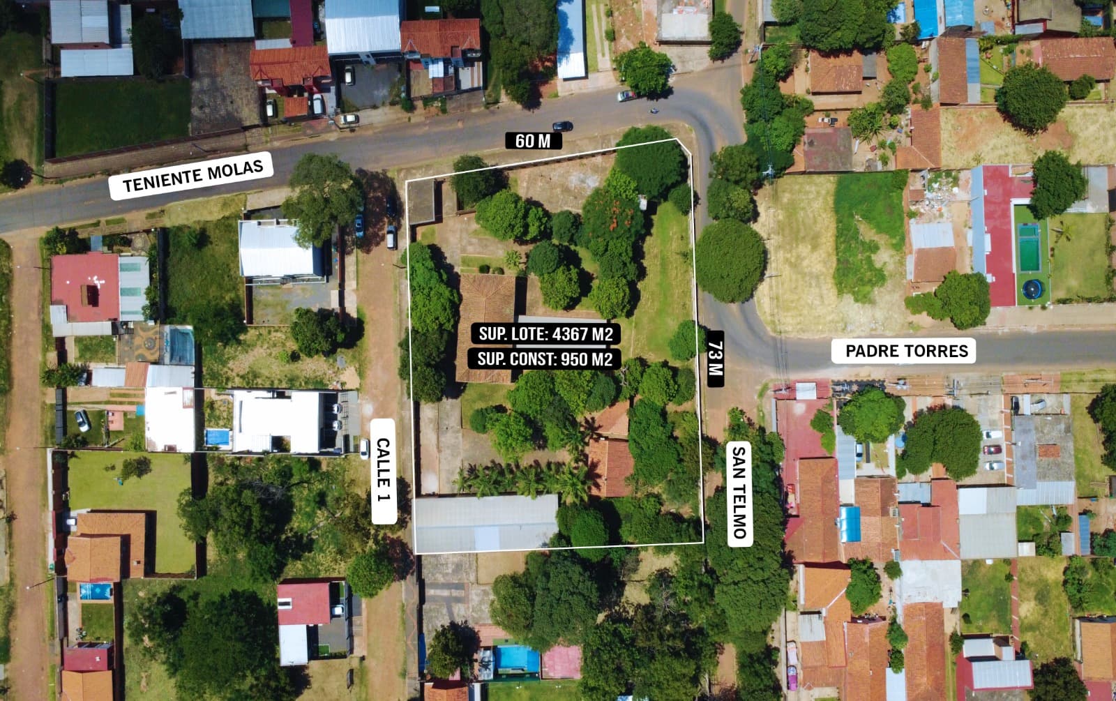 Terreno 4.367 M2 con salida a 3 calles | San Lorenzo – 2