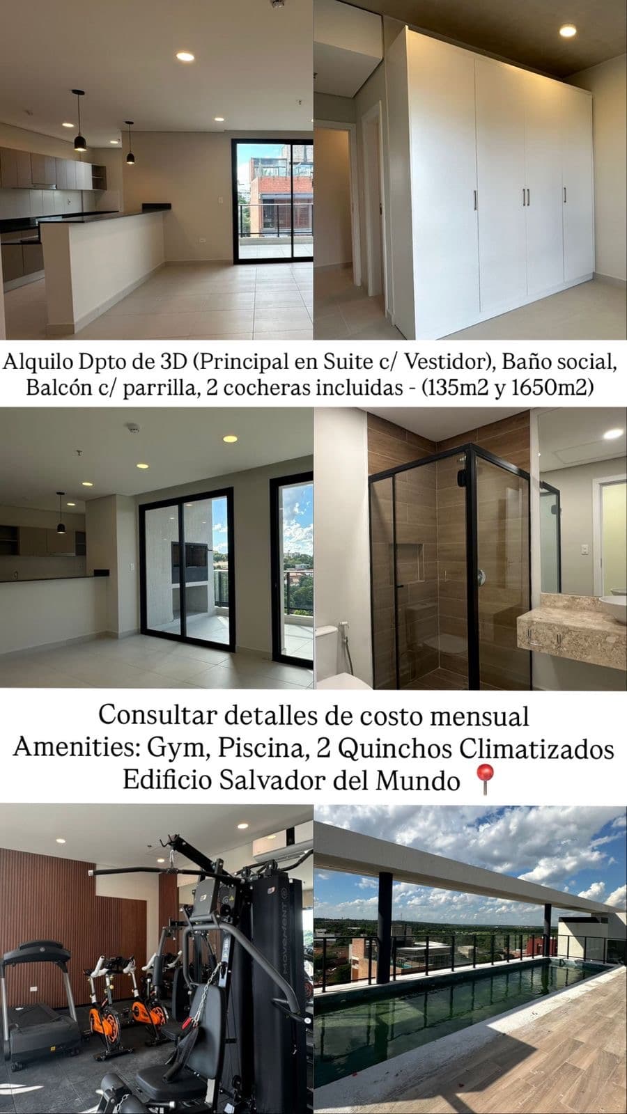 ALQUILO DEPARTAMENTO A ESTRENAR