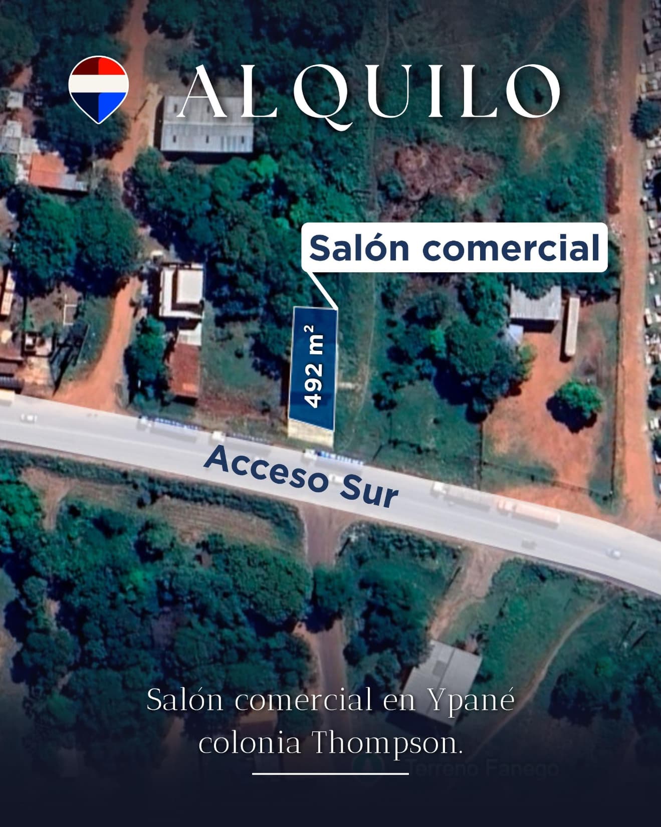 SALON COMERCIAL EN ALQUILER EN YPANE