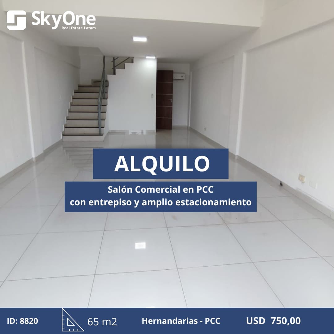alquilo salon comercial en el parana country club