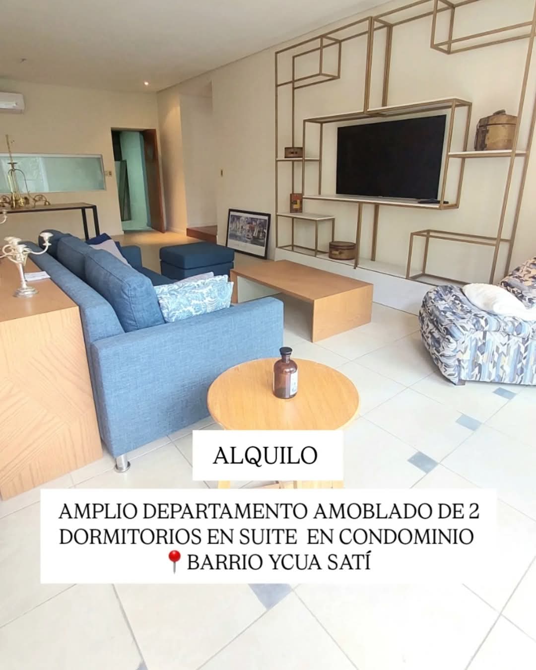 Alquilo Precioso Departamento En Condominio En El Barrio Ycua Satí!!
