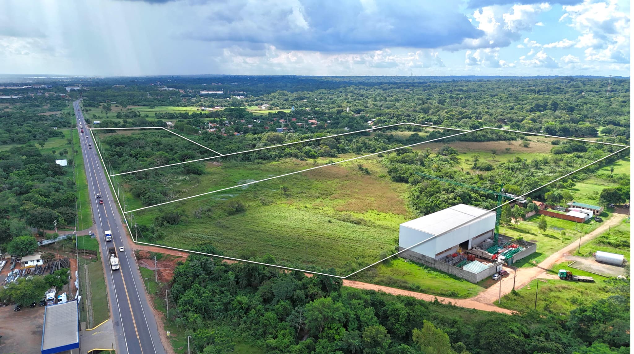 *IMPORTANTE TERRENO DE 16,14 HA SOBRE ACCESO SUR, YPANÉ