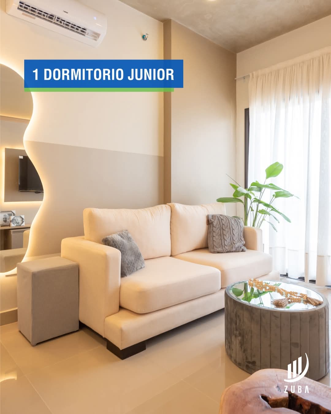 EN VENTA 1DORM. JUNIOR EN ZUBA TRINIDAD