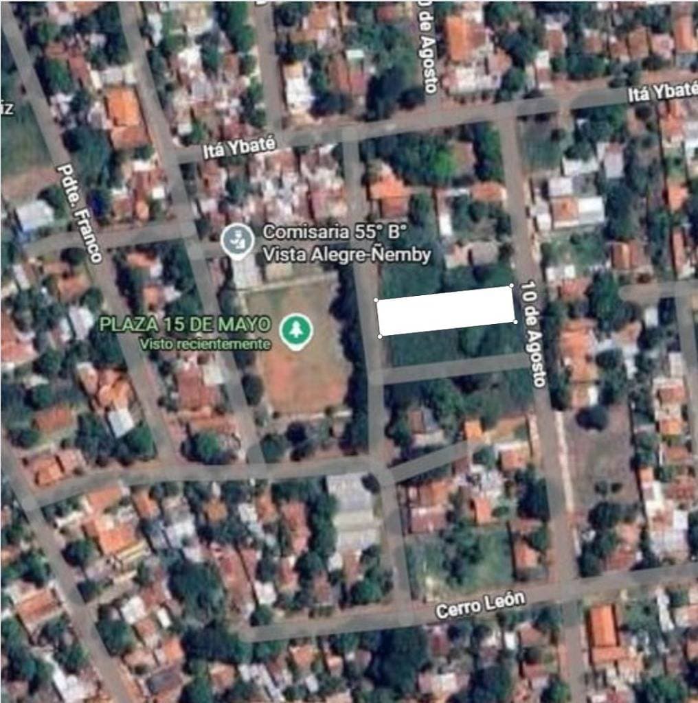 Vendo 2 Terrenos Juntos en Nemby - Vista Alegre 720m2