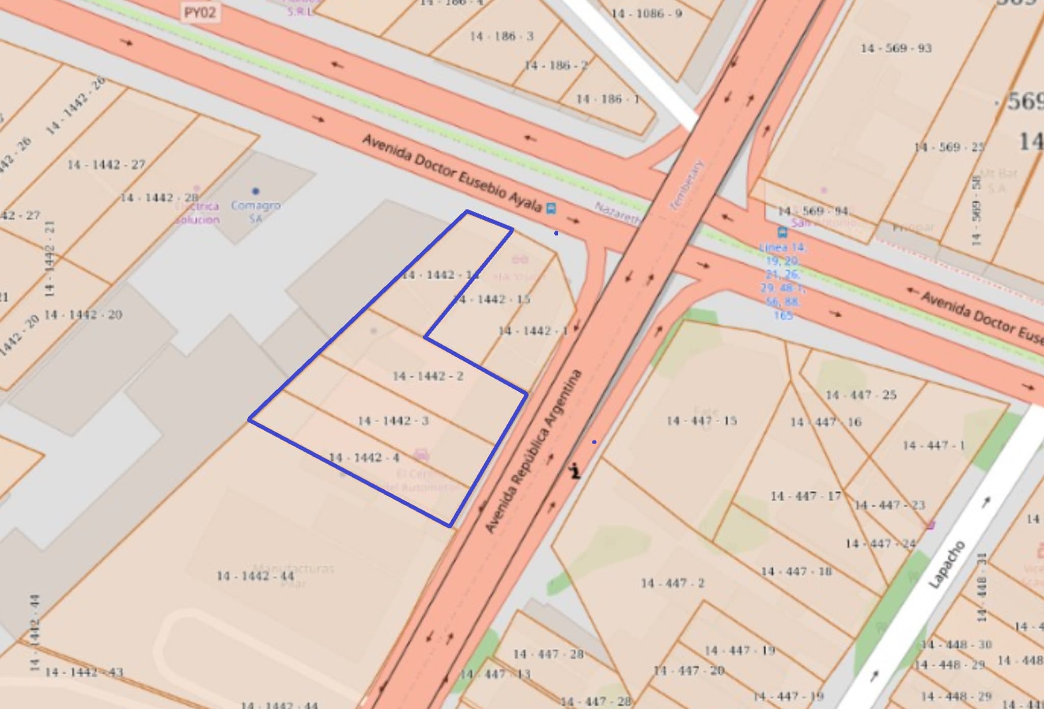 En Venta Terreno De 2273m2 Sobre Avda. Republica Argentina Y Avda. Eusebio Ayala – 2