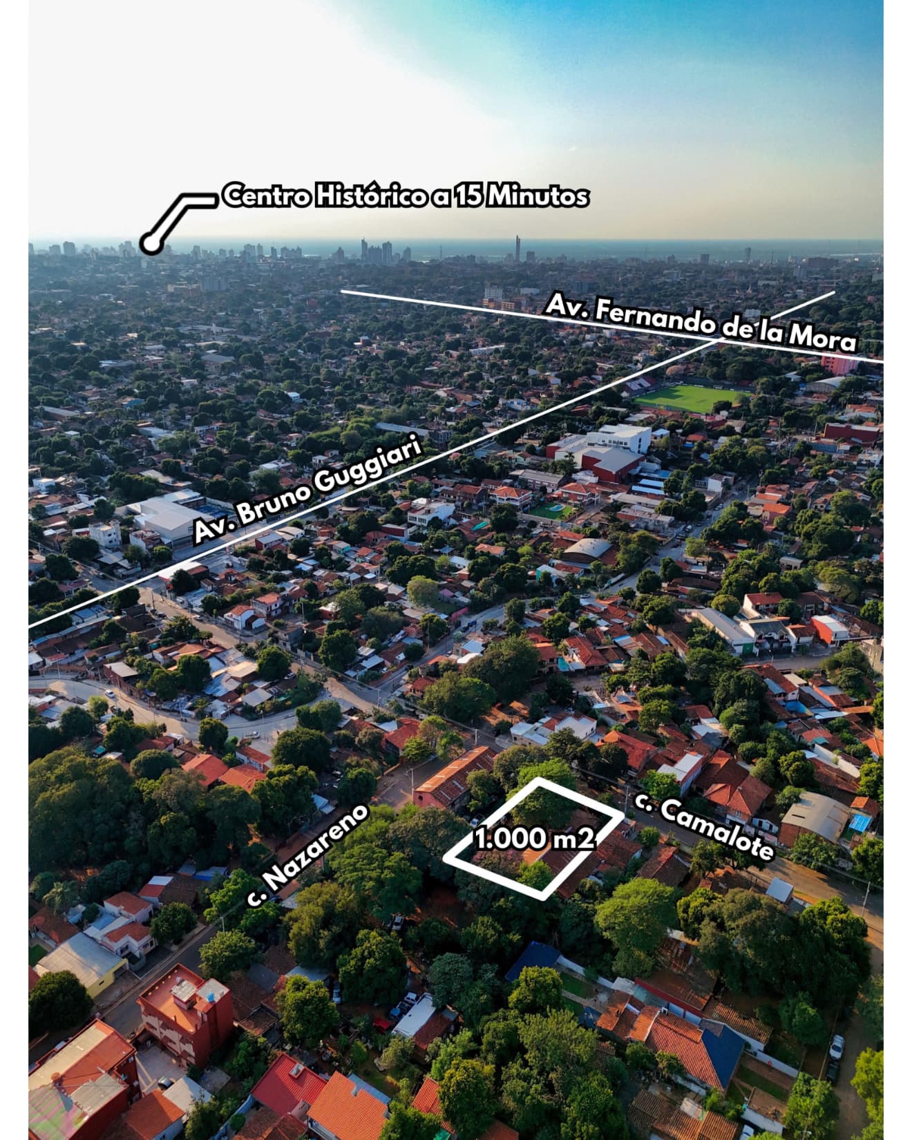 Vendo Terreno 1000m2 Con Depósito En Lambaré Zona Bruno Guggiari – 2