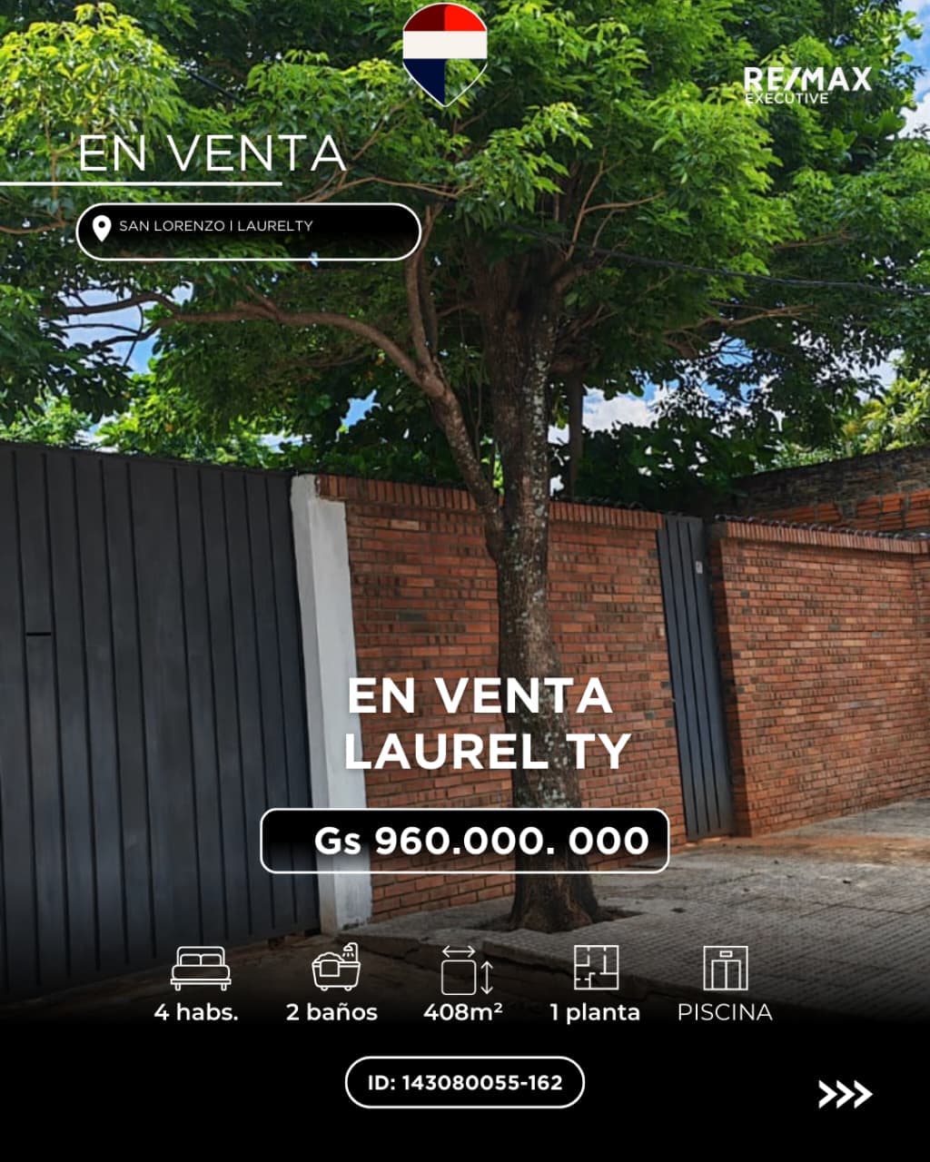 CASA EN VENTA de 4 Habitaciones    SAN LORENZO LAURELTY – 2