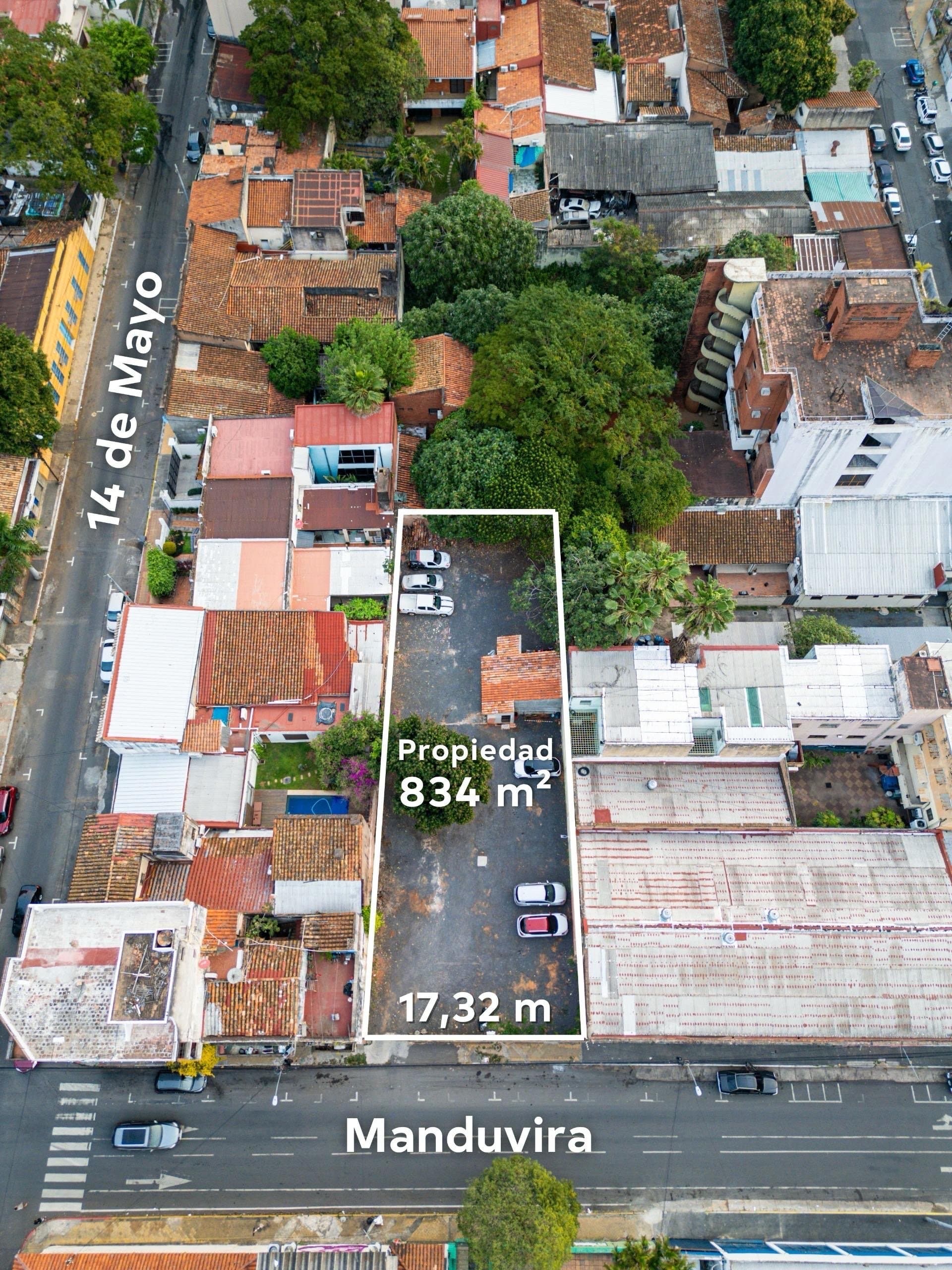 Terreno en venta en el Centro de Asuncion