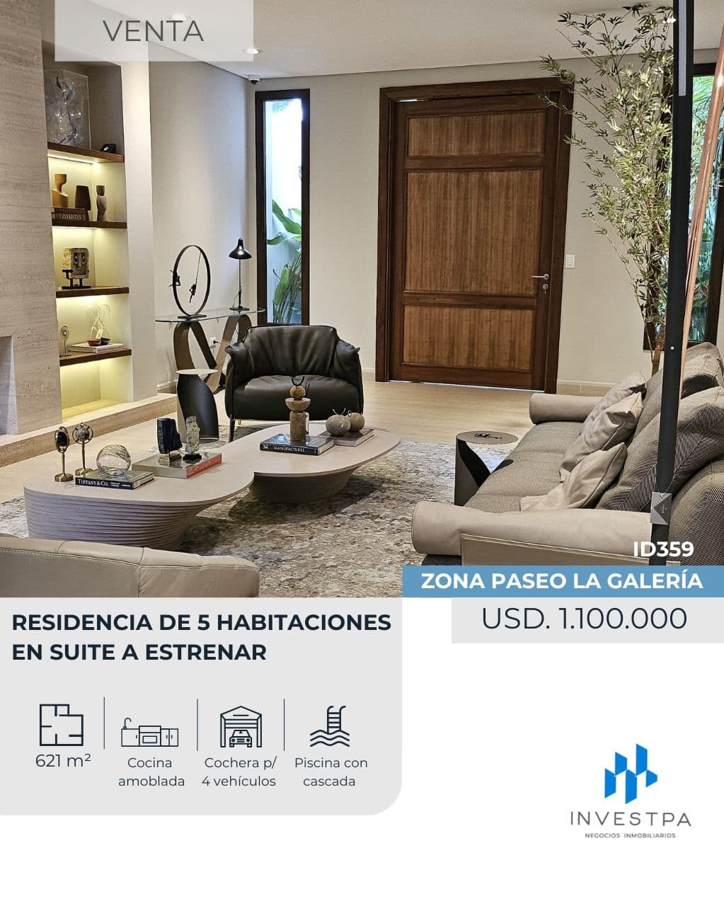 Vendo Residencia a Estrenar de 5 dormitorios en suite