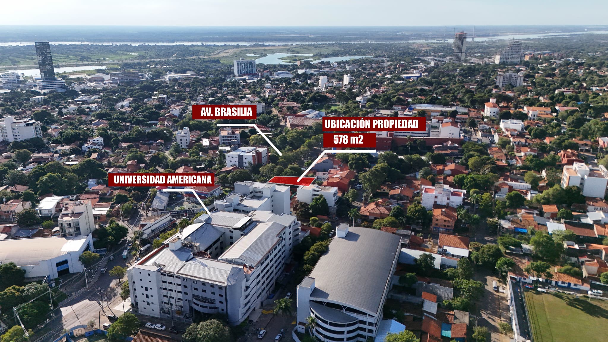 VENDO TERRENO SOBRE LA AVDA BRASILIA – 2
