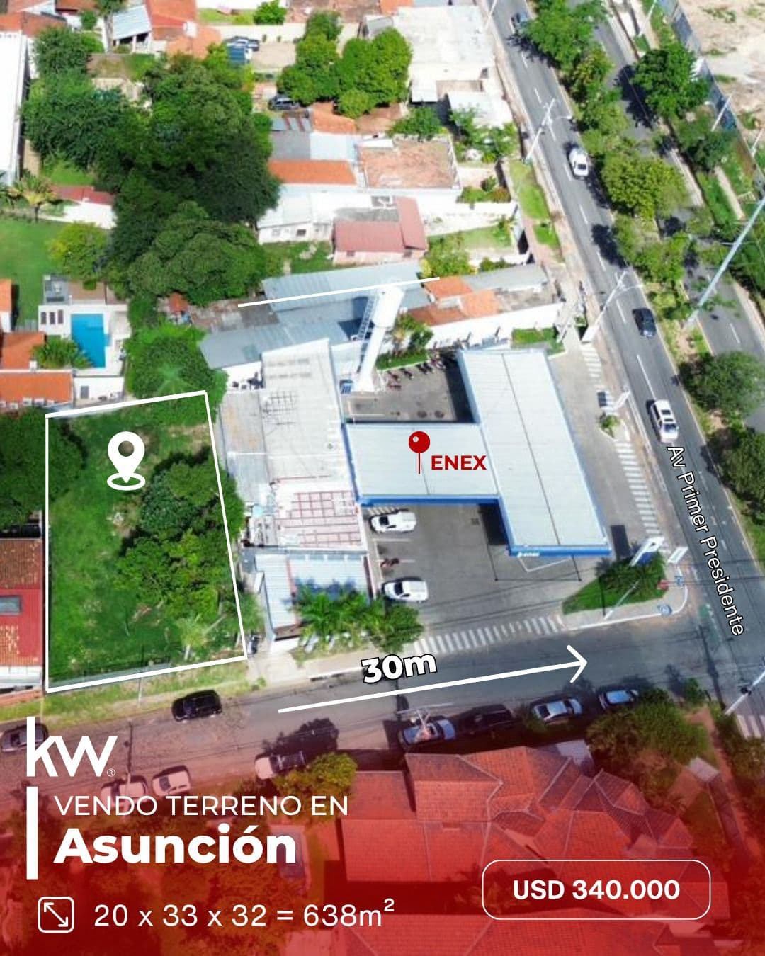 Venta De Terreno A 30m De Primer Presidente