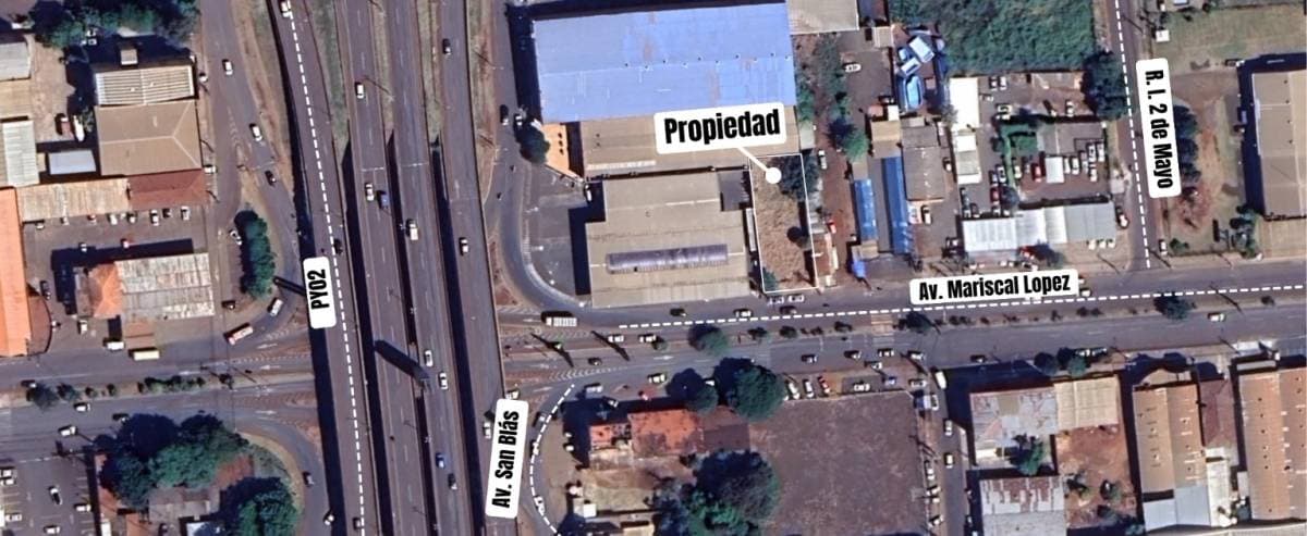 Vendo terreno sobre avenida comercial en Ciudad del Este Km 4 – 2