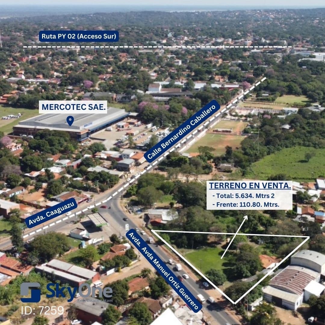EN VENTA TERRENO COMERCIAL DE 5634 m2 – 3