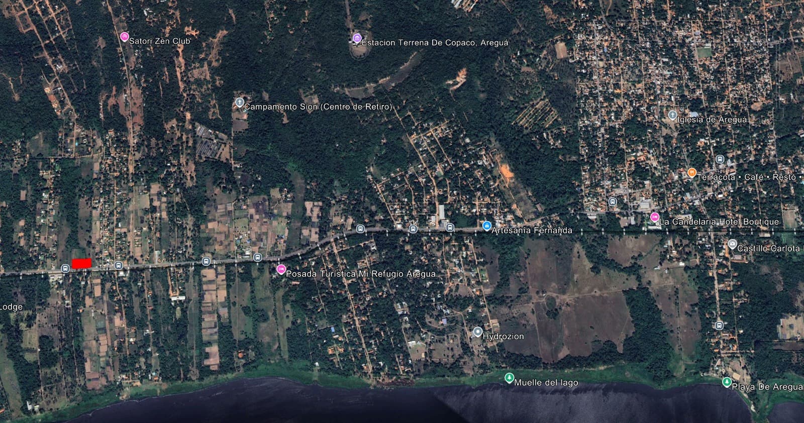 REMATE! 5 TERRENOS COMERCIALES-sobre Ruta Areguá Patiño 175millones C/U; 22x50m – 3