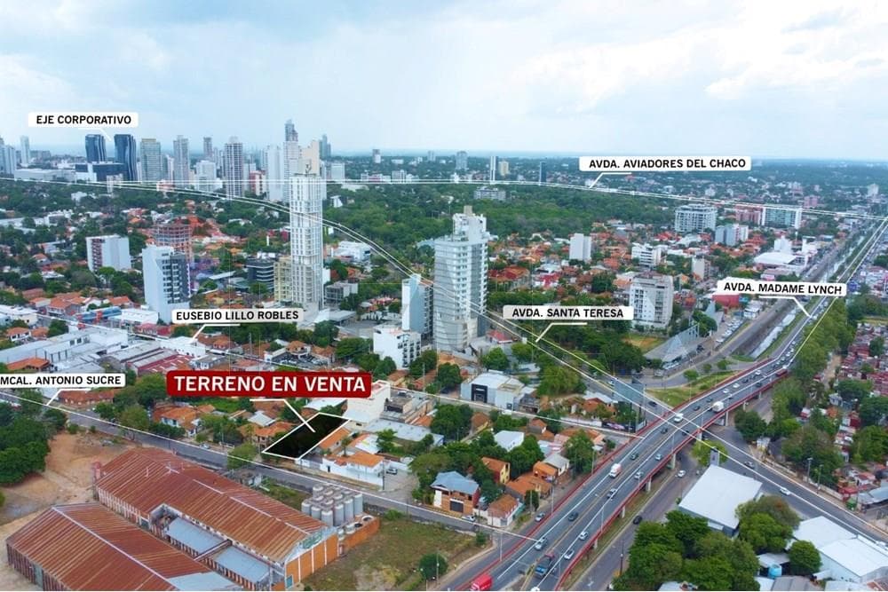 Terreno 438 m2 - Barrio Herrera, Asunción. – 3