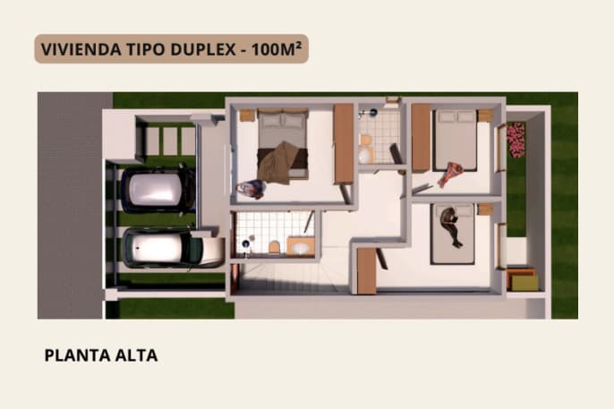 Dúplex Moderno en Venta – Maka’i, Luque | Nuevo Lanzamiento Residencial – 3