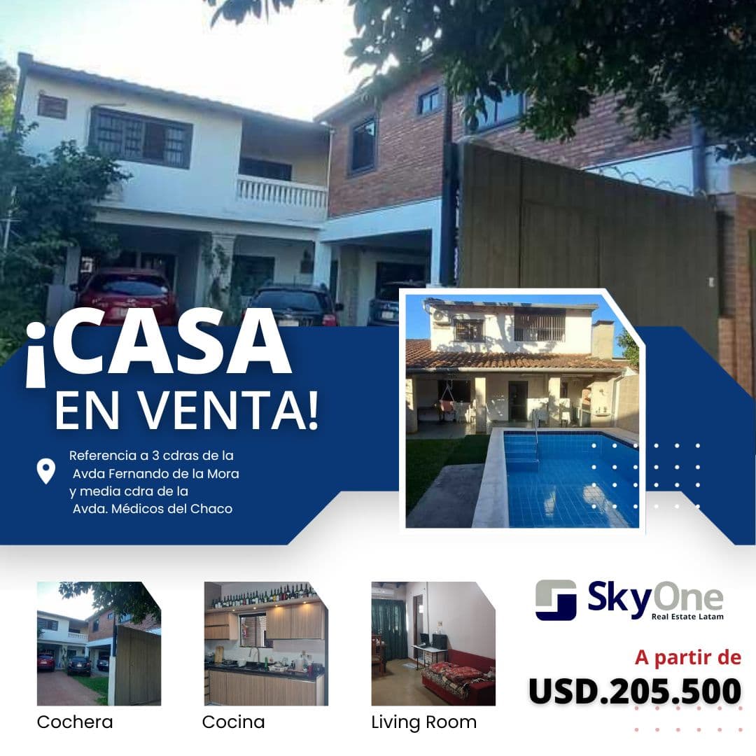 Hermosa residencia en lambare