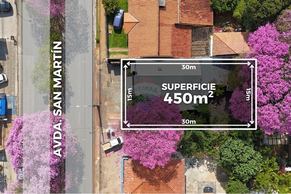 VENDO TERRENO / LOCAL COMERCIAL SOBRE SAN MARTIN