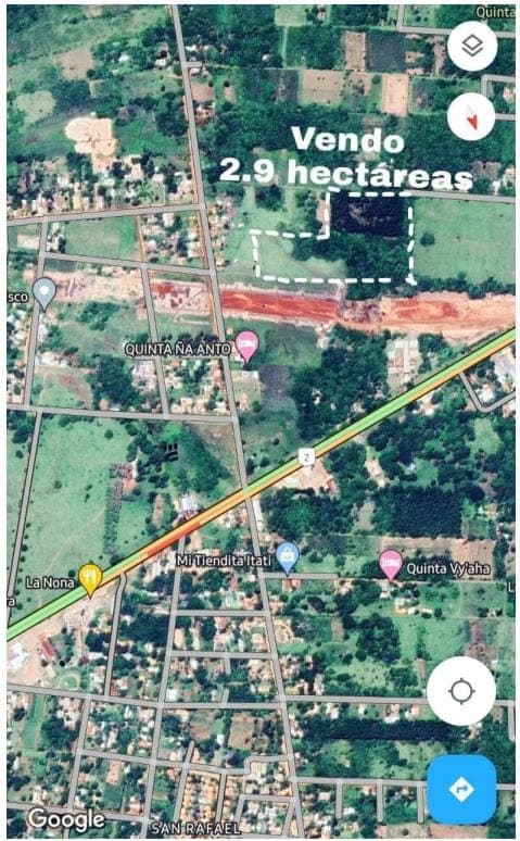Vendo 2.9 Hectáreas. Nueva circunvalación . Coronel Oviedo. COD JL
