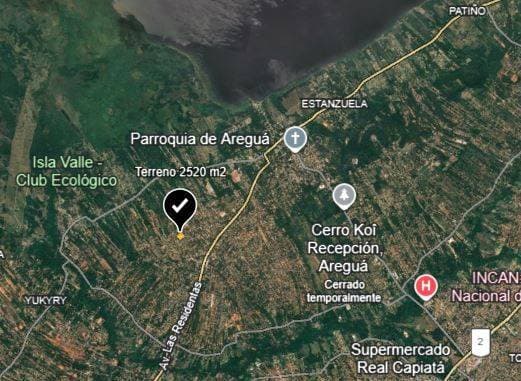 VENDO TERRENO EN AREGUA 2.500 M2 – 3