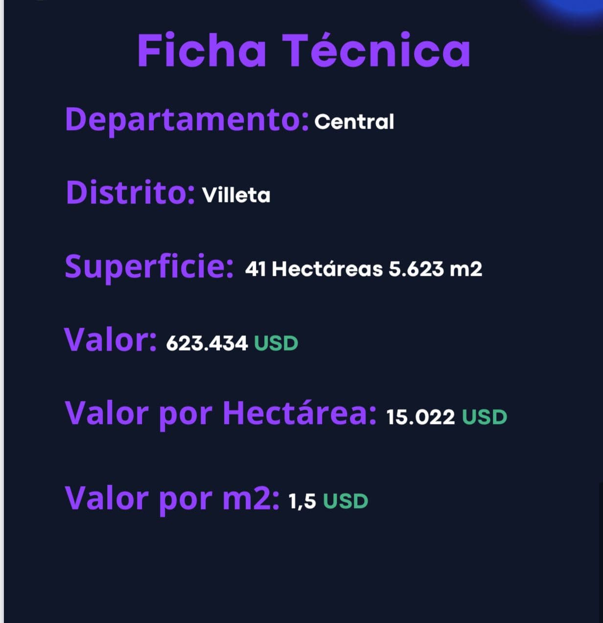 VENDO IMPORTANTE PROPIEDAD EN LA CIUDAD DE VILLETA DE 41 HECTÁREAS – 2