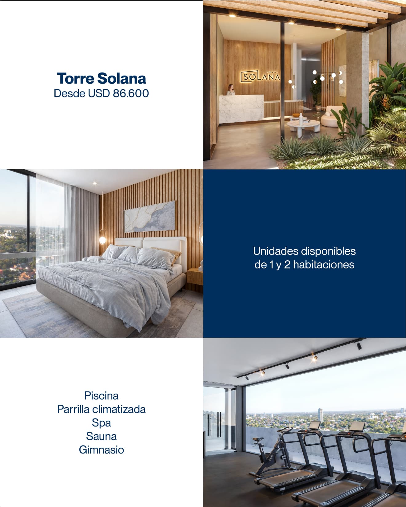 Departamento De Dos Habitaciones En Venta – Torre Solana – Zona Shopping Del Sol – 2