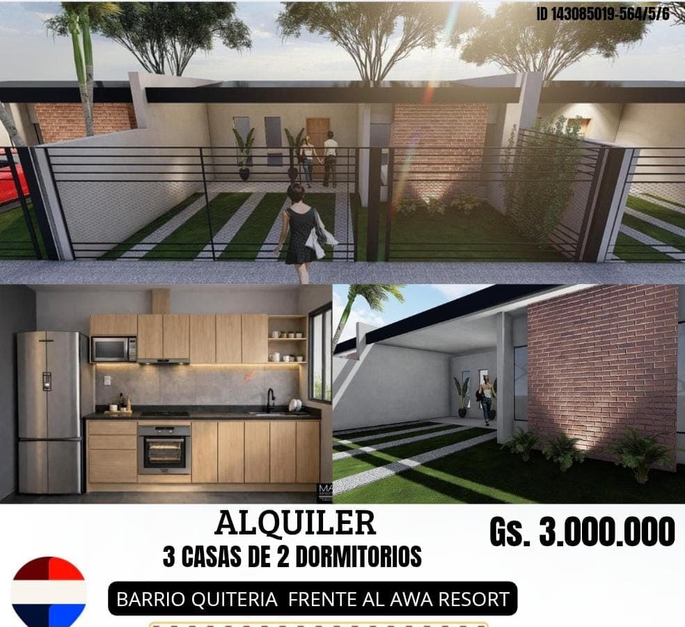 Alquilo casa En Encarnacion